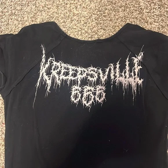 ๐ Kreepsville666 Baphomet Gothic Body Con Dress! ๐ค - Picture 8 of 8